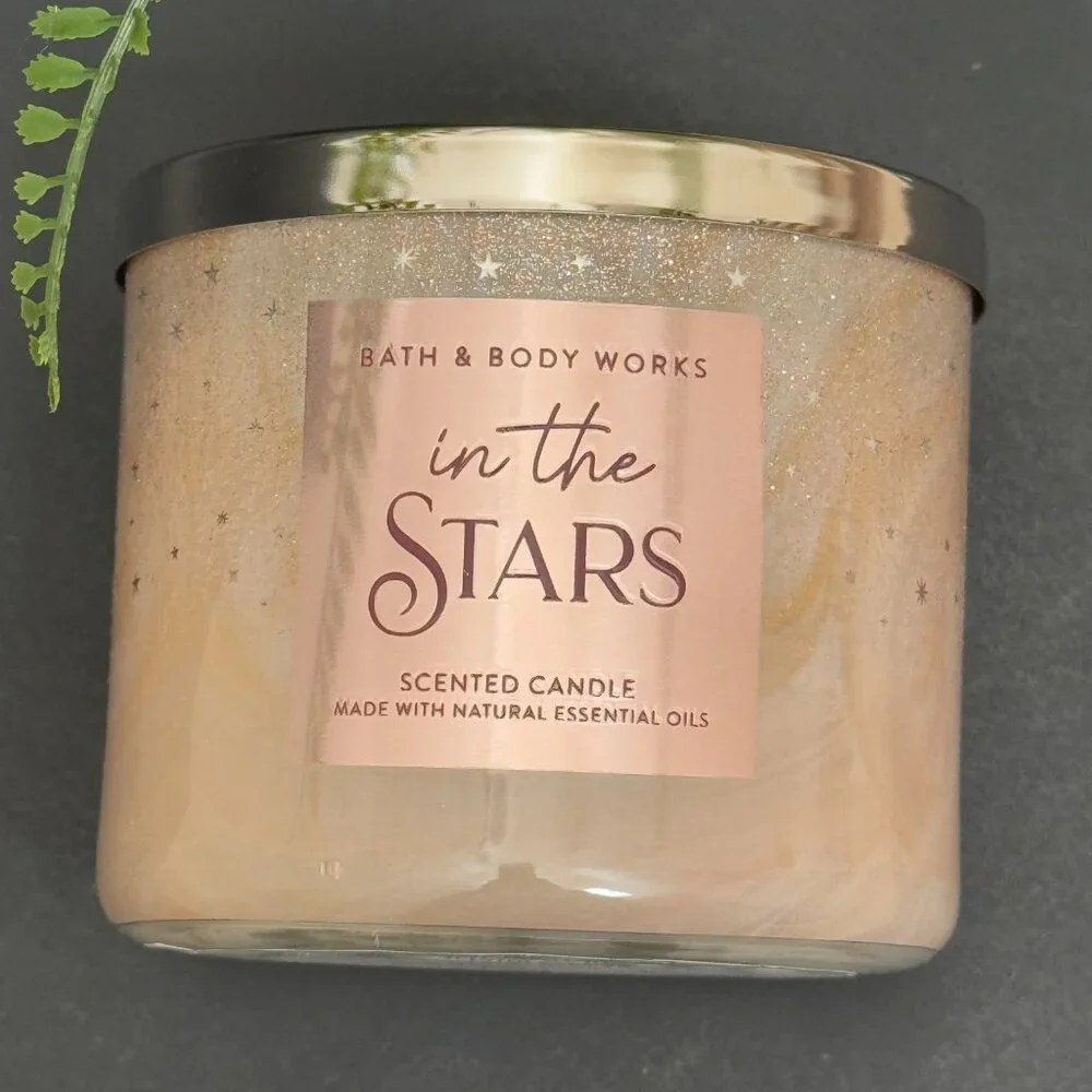 BBW In The Stars Bath & Body Works 3 Wick Candle - Picture 5 of 10
